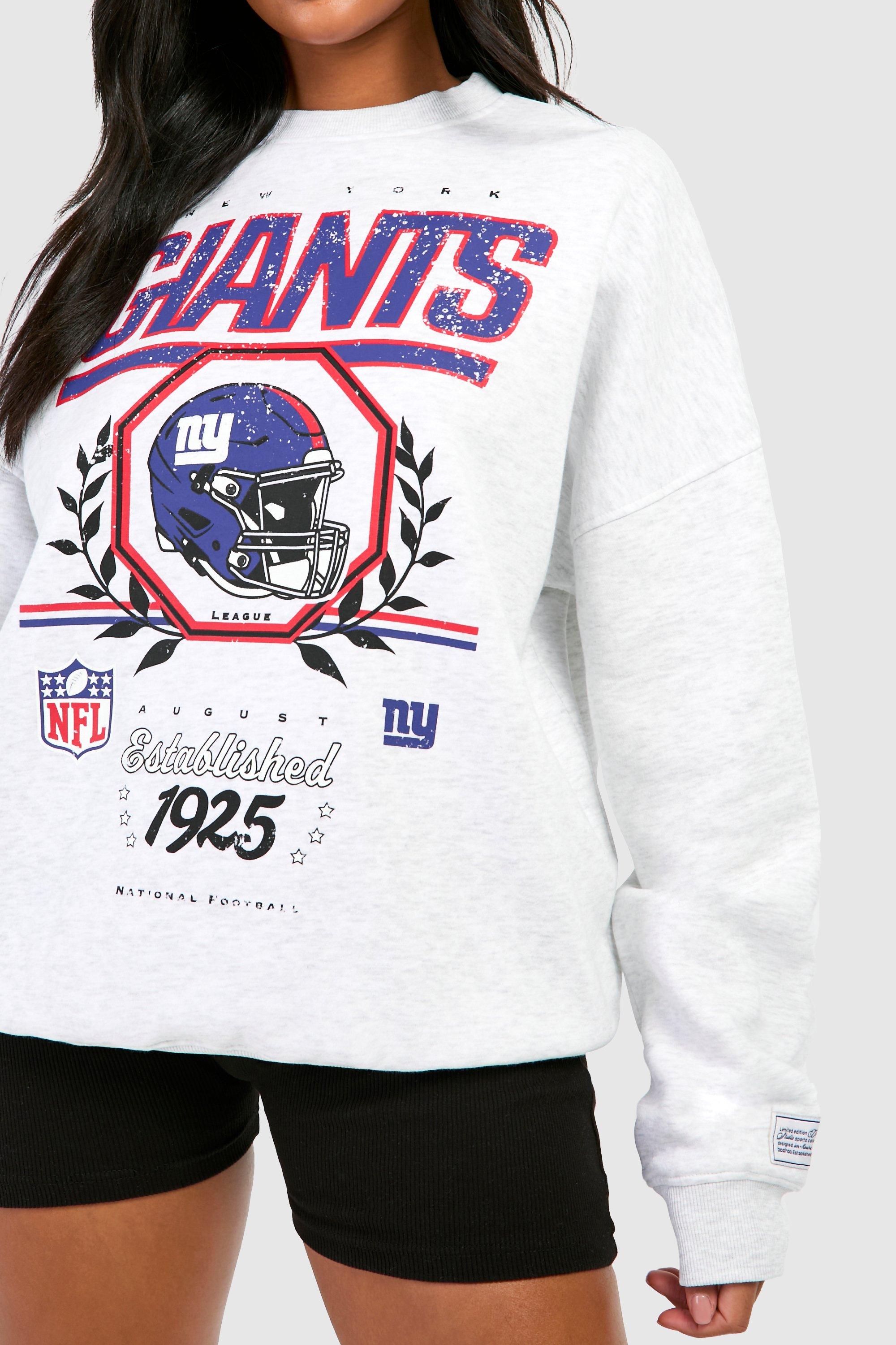 Oversize Sweatshirt mit lizenziertem Nfl New York Giants Print